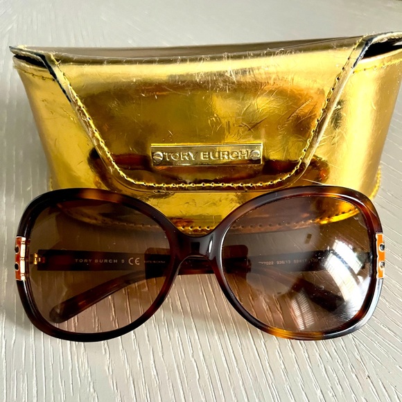 Tory Burch shades and case - Picture 1 of 4